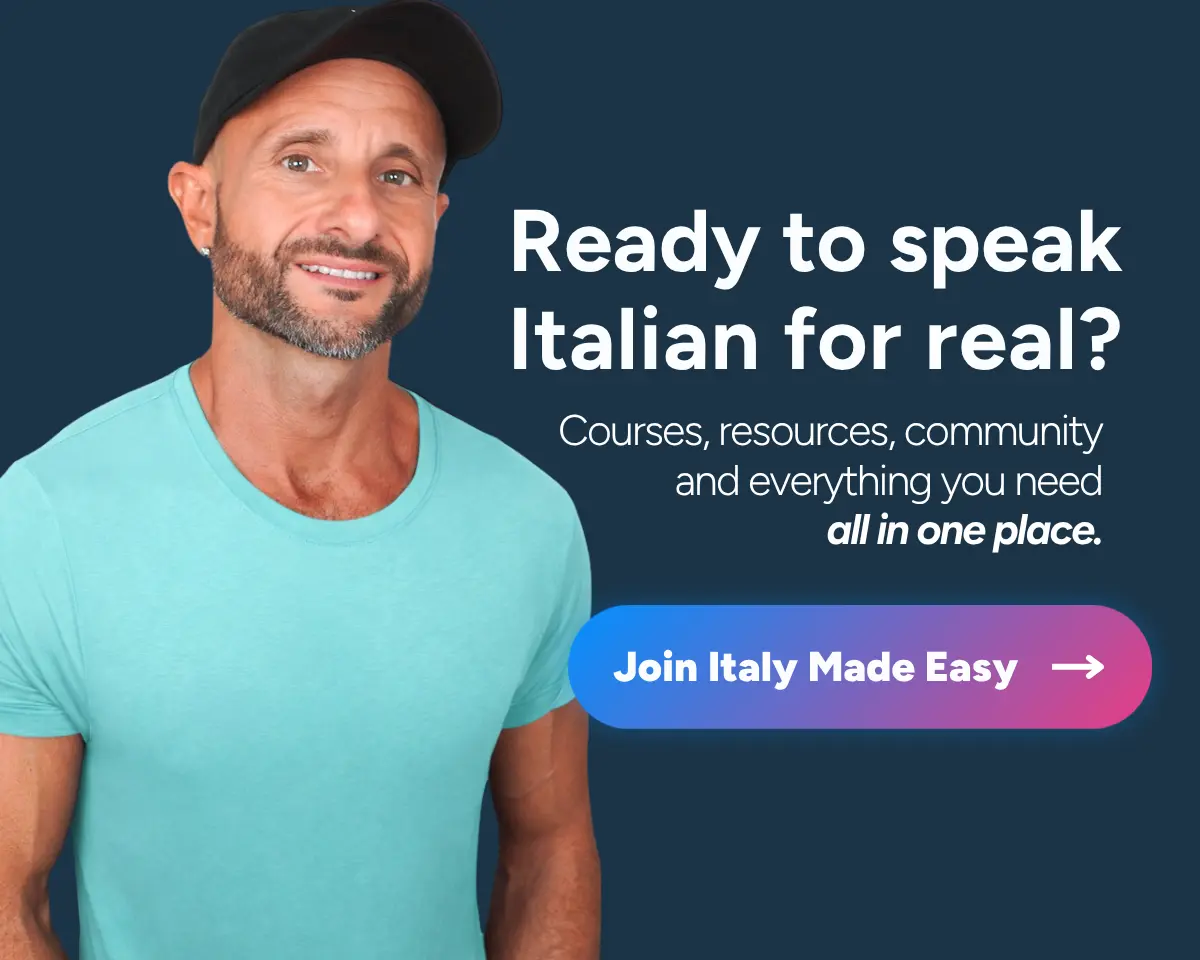 Ready to speak Italian for real? Join Italy Made Easy